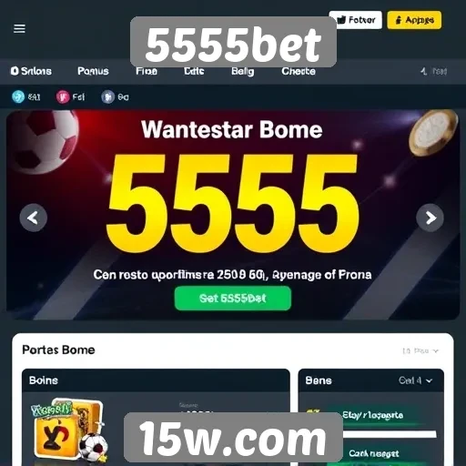 Promoções e bônus oferecidos pelo site 5555bet