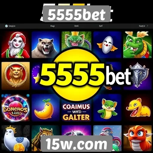 Variedade de jogos oferecidos na plataforma 5555bet